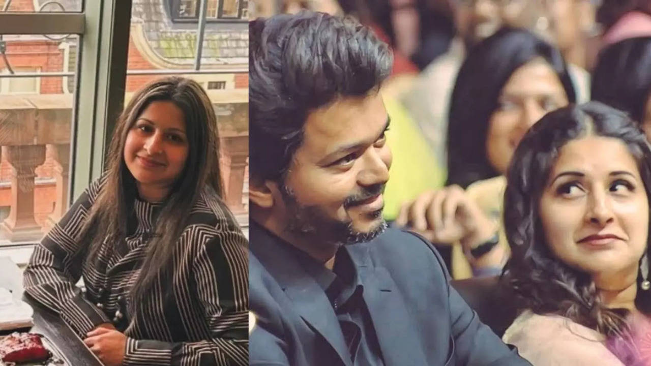 thalapathy vijay's wife sangeetha spotted in london