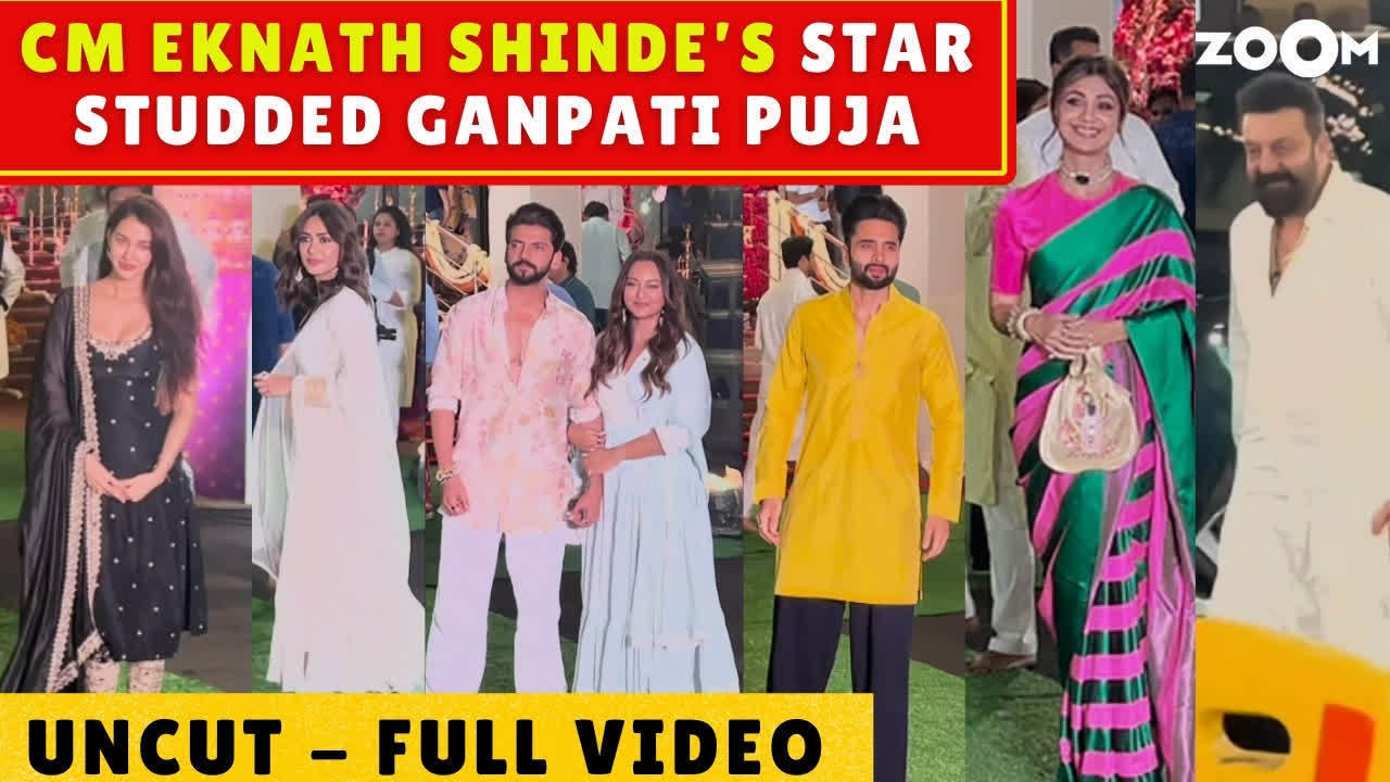 sonakshi-zaheer, shilpa shetty, disha patani dazzle at cm eknath shinde ganpati puja 2024