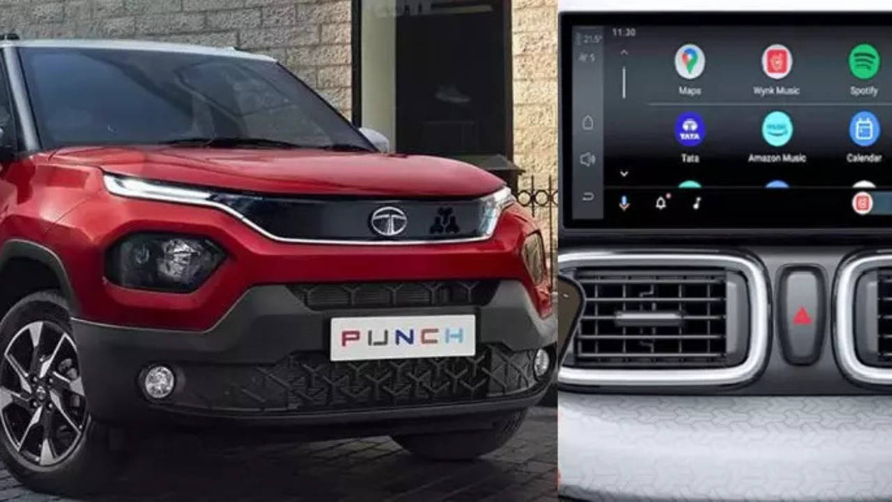 tata motors introduces updated punch with larger 10.25-inch touchscreen