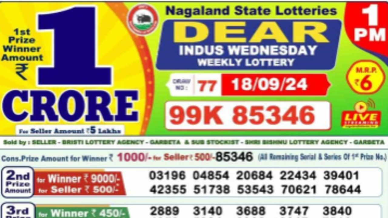 nagaland lottery sambad result live today 1pm, 6pm, 8pm september 2024