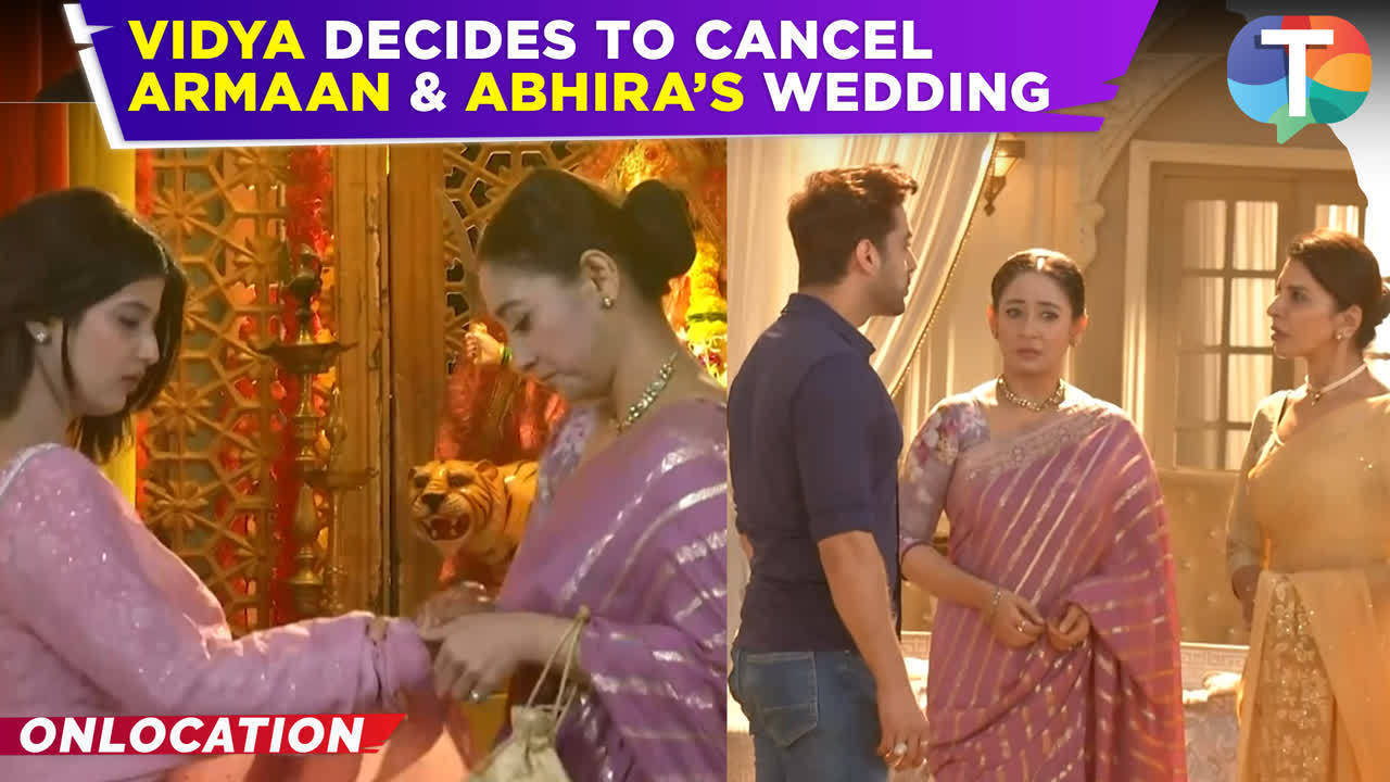 yeh rishta kya kehlata hai update: vidya cancels abhira-armaan's wedding; armaan opposes her