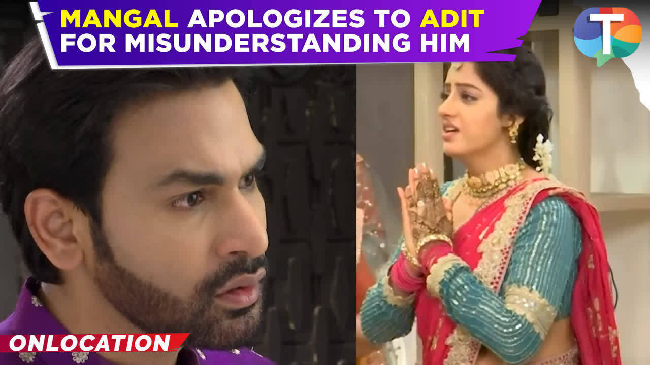 mangal lakshmi update: mangal apologizes to adit for doubting his character | tv news