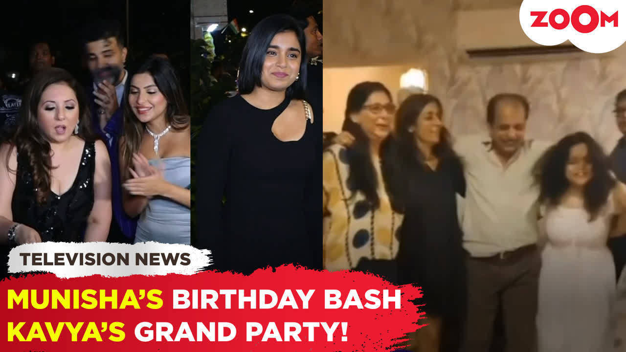 munisha khatwani's extravagant birthday celebration | team kavya - ek jazbaa, ek junoon's wild party