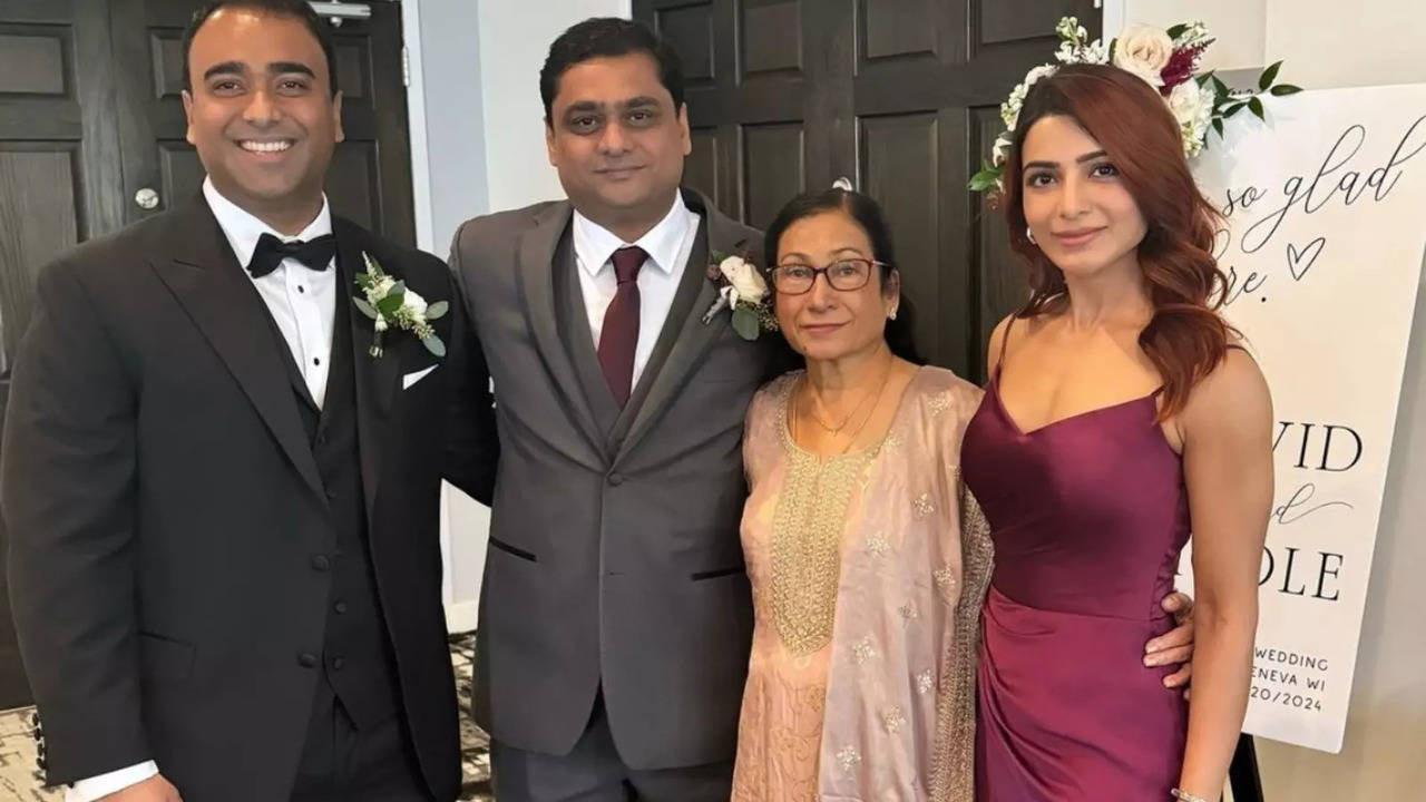 samantha ruth prabhu attends her brother's wedding in the us