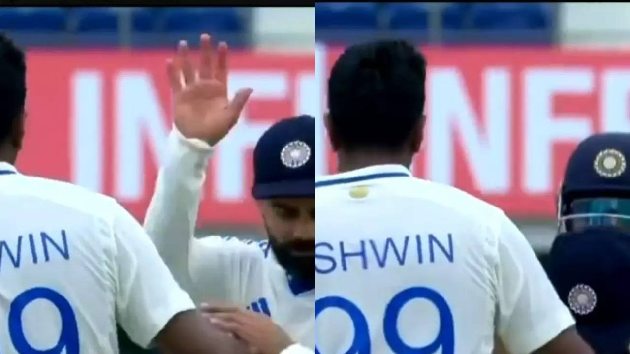 Heartwarming! Virat Kohli Bows Down To Ravichandran Ashwin After India's Stunning Win In Chennai - Watch