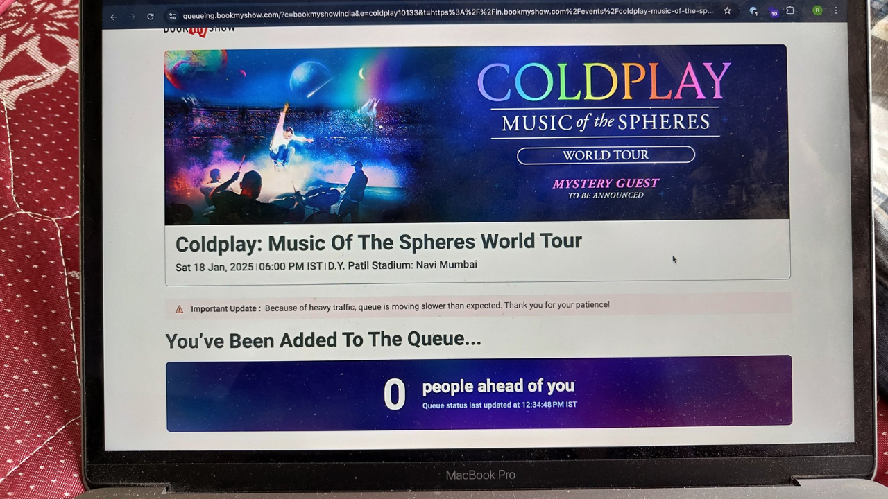 Tech-Savvy Fans Crack Code To Skip Lines For Coldplay Concert Ticket Using This Hack