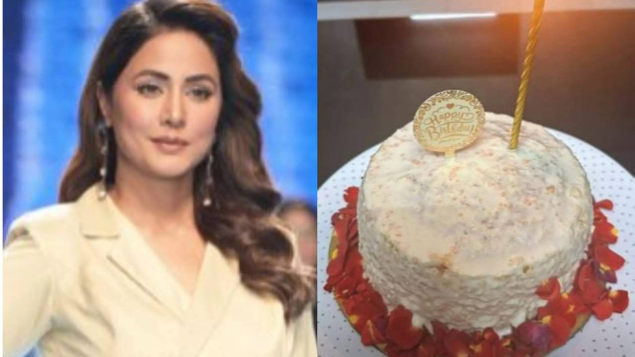 amid her cancer treatment hina khan kick starts her birthday celebrations and it begins