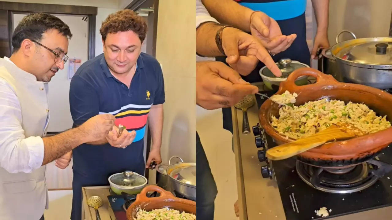 chef vikas chawla who specialises in millet makes samai chawal pulao for actor rajesh kumar