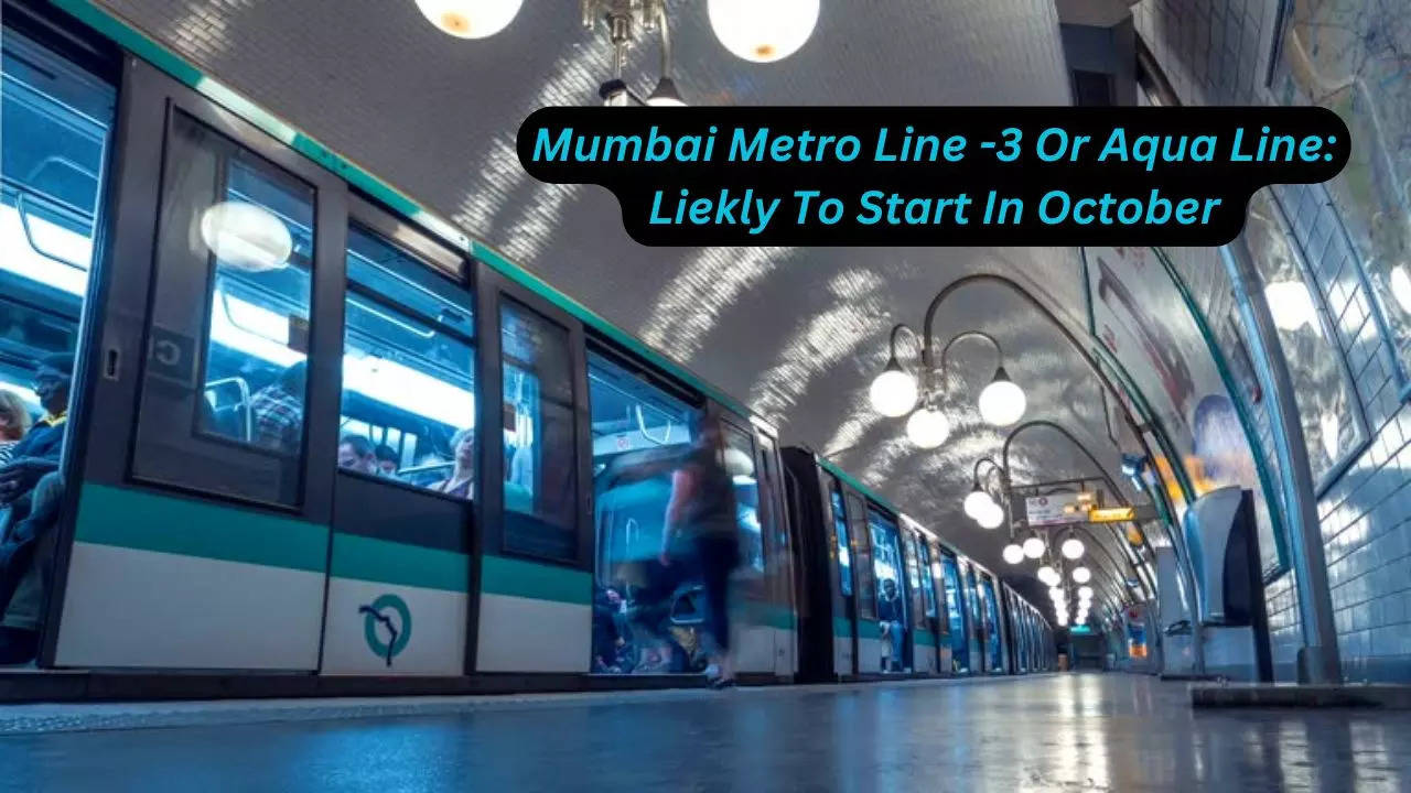 watch: first look of mumbai metro's aqua line, likely to start in october