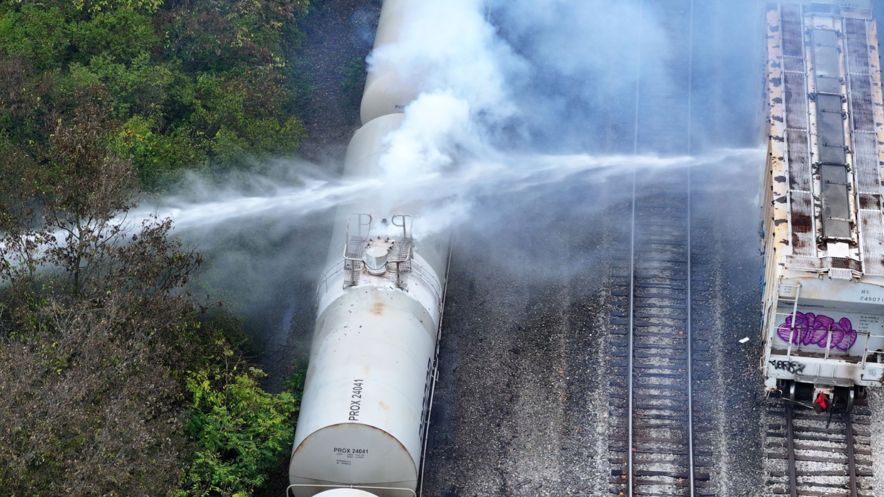 chemical leak from train car after derailment in whitewater, ohio leads to evacuations: all we know