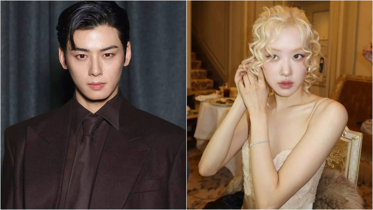 blackpink rose and astro cha eun-woo attend paris fashion week amid dating rumours