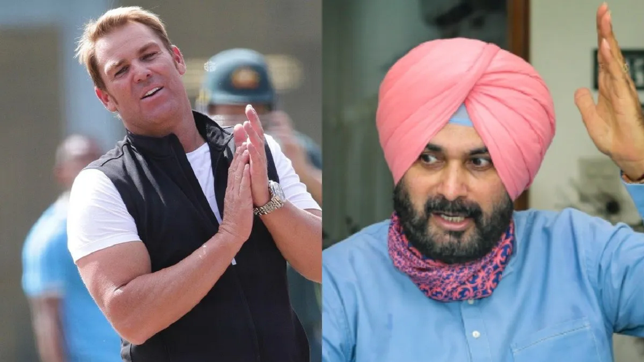 battle with spin maestro: navjot singh sidhu recalls smashing shane warne for huge sixes, shares video - watch