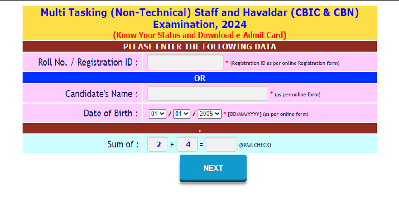 ssc mts admit card 2024 released for these regions, direct link here