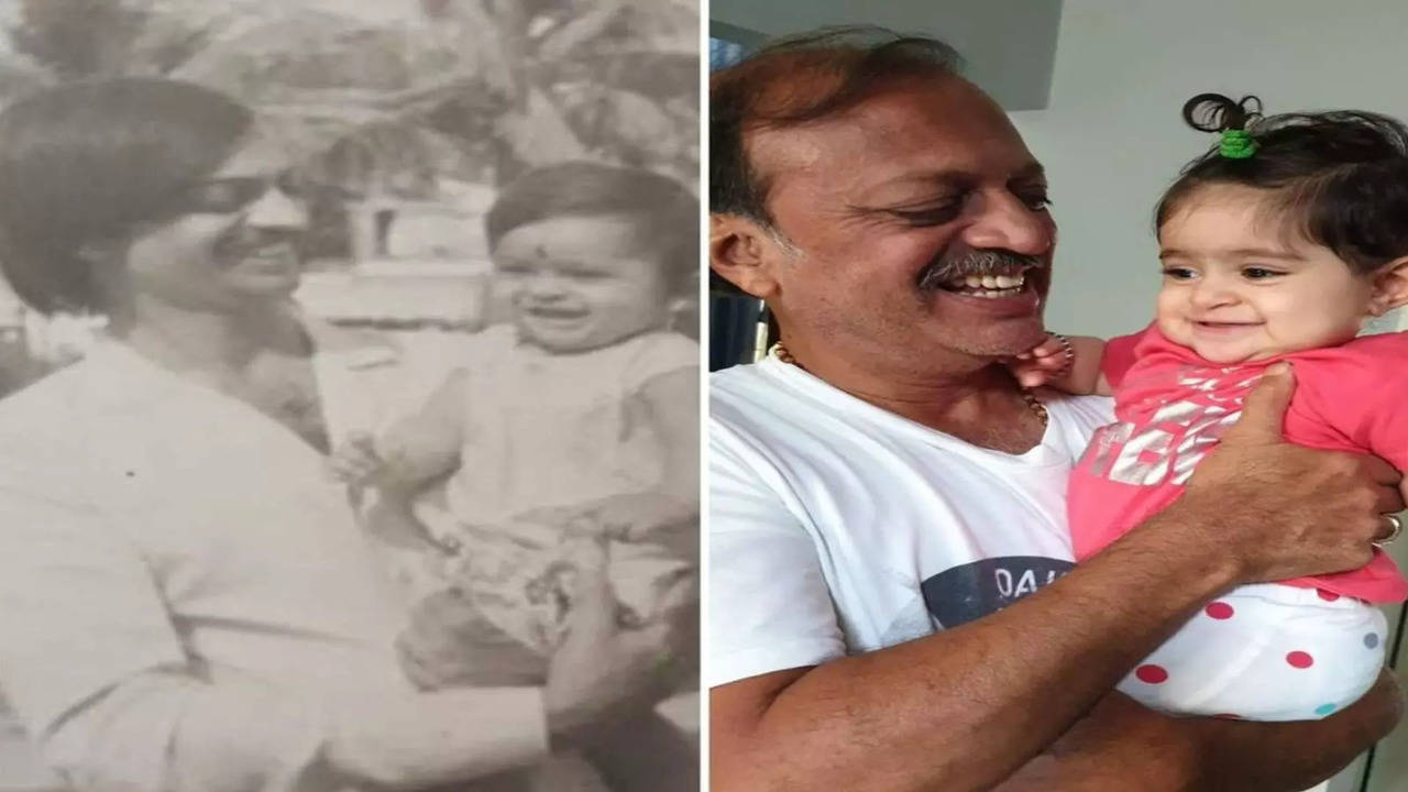 like mother like daughter radhika pandit shares a childhood photo of her and her daughter ayra with a favourite person