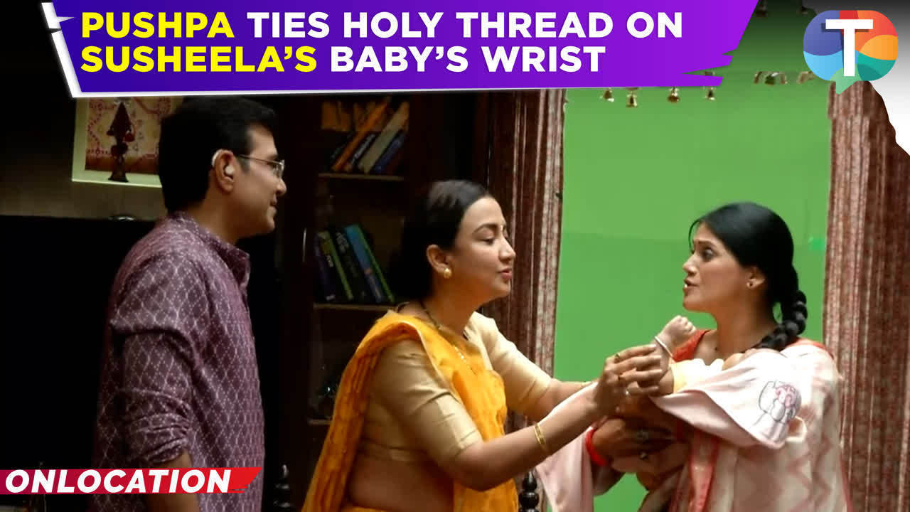 pushpa impossible update: pushpa secures susheela's baby by tying a 'holy thread' on his wrist