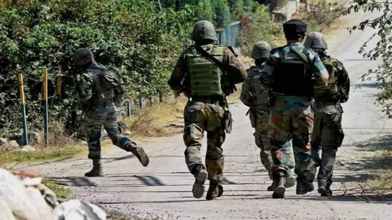 encounter breaks out in jammu and kashmir's kathua, 5 jem terrorists belived trapped