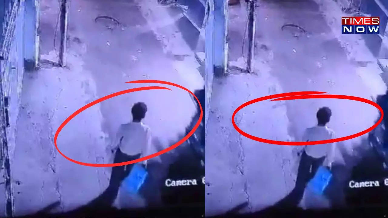 on cctv: delhi man who killed daughters, seen entering home with likely poisoned sweets