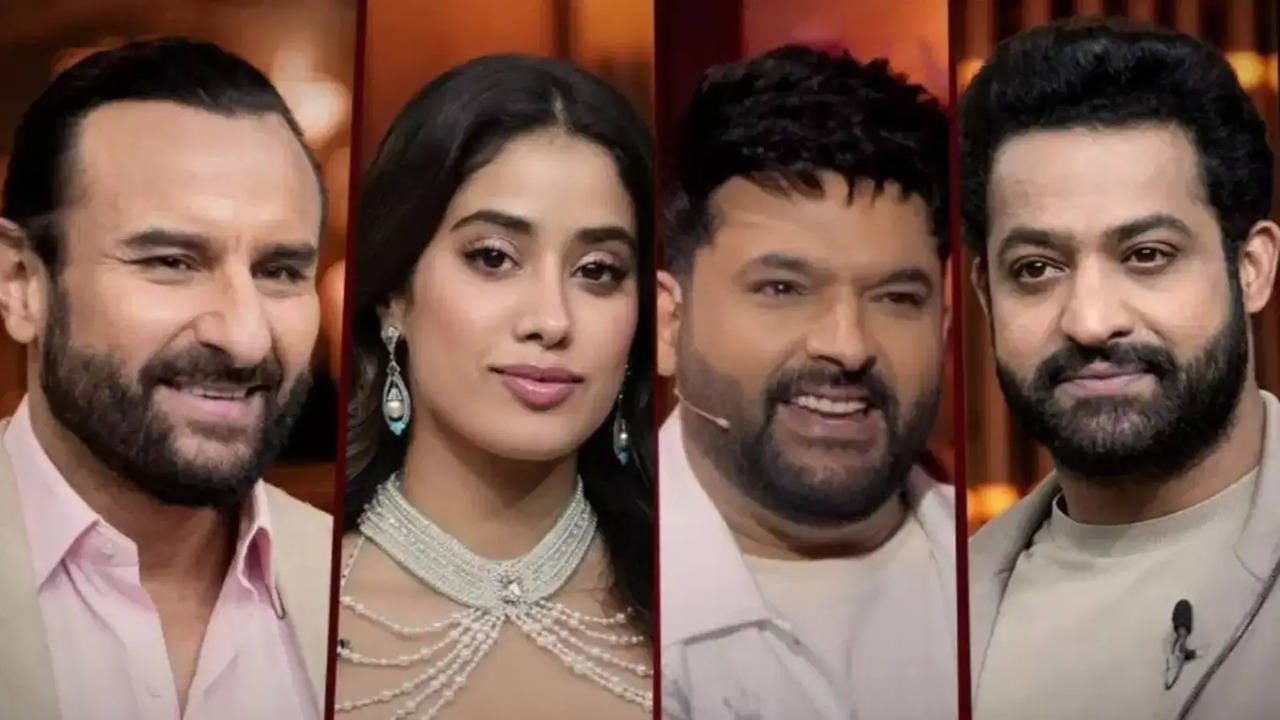 the great indian kapil show season 2 episode 2 review: saif's boredom, ntr-janhvi's forced laughs cook a bland north-south recipe