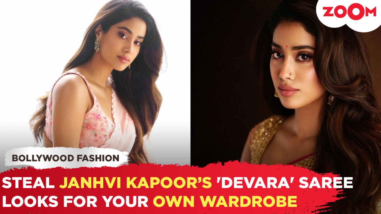 steal janhvi kapoor’s 'devara' saree looks for your own wardrobe