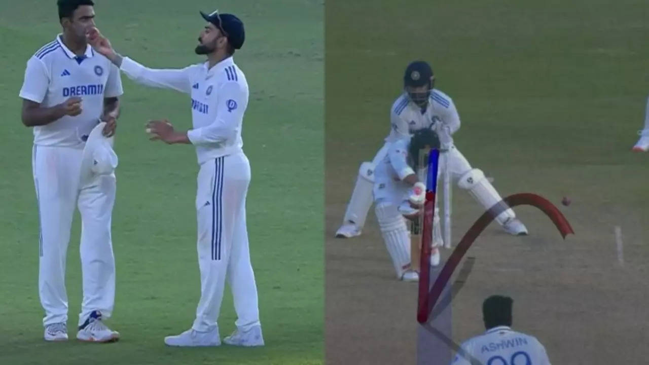 virat kohli's genius plan for r ashwin works wonders! tactical ploy produces wicket immediately - watch