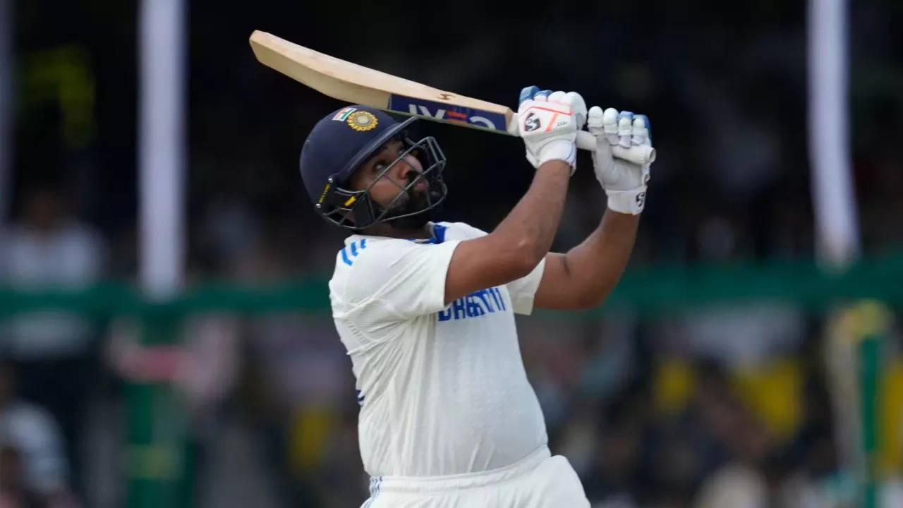 rohit sharma creates history, becomes first captain in the world to hit 40 international sixes in a year thrice