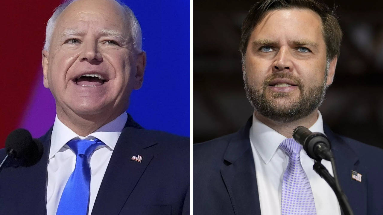 tim walz-jd vance vp debate start time venue hosts rules how to watch and more