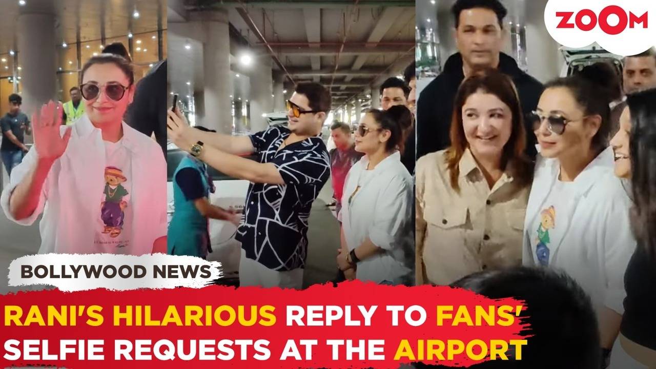 rani mukerji's epic reply to fans asking for selfie as spotted at airport, 'papa apko lena