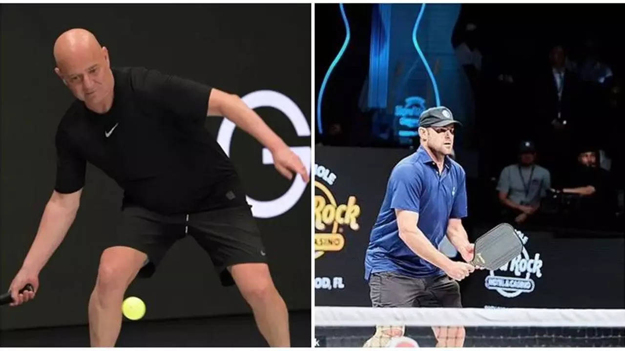 how andy roddick helped andre agassi pick up pickleball?