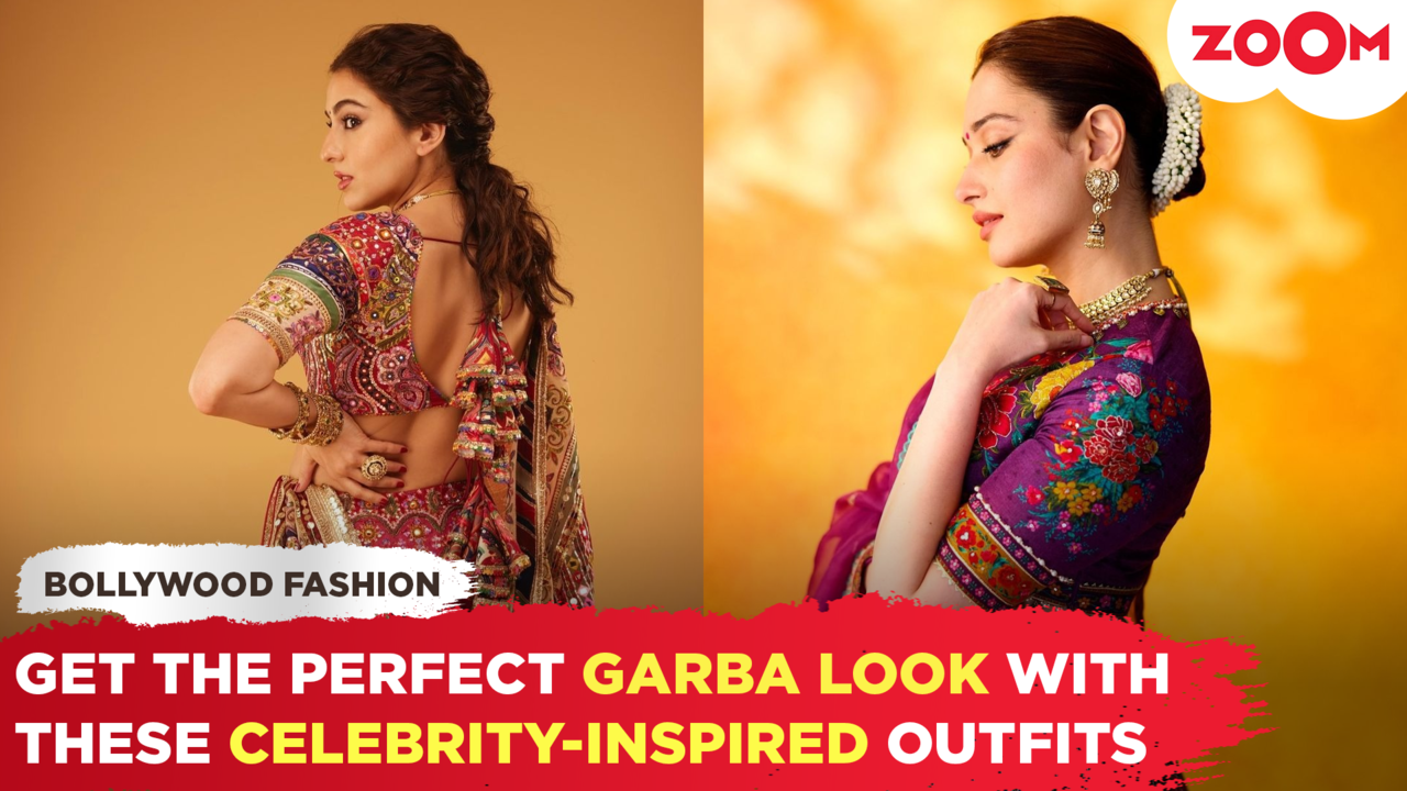 get the perfect garba look with these celebrity-inspired outfits for navratri 2024