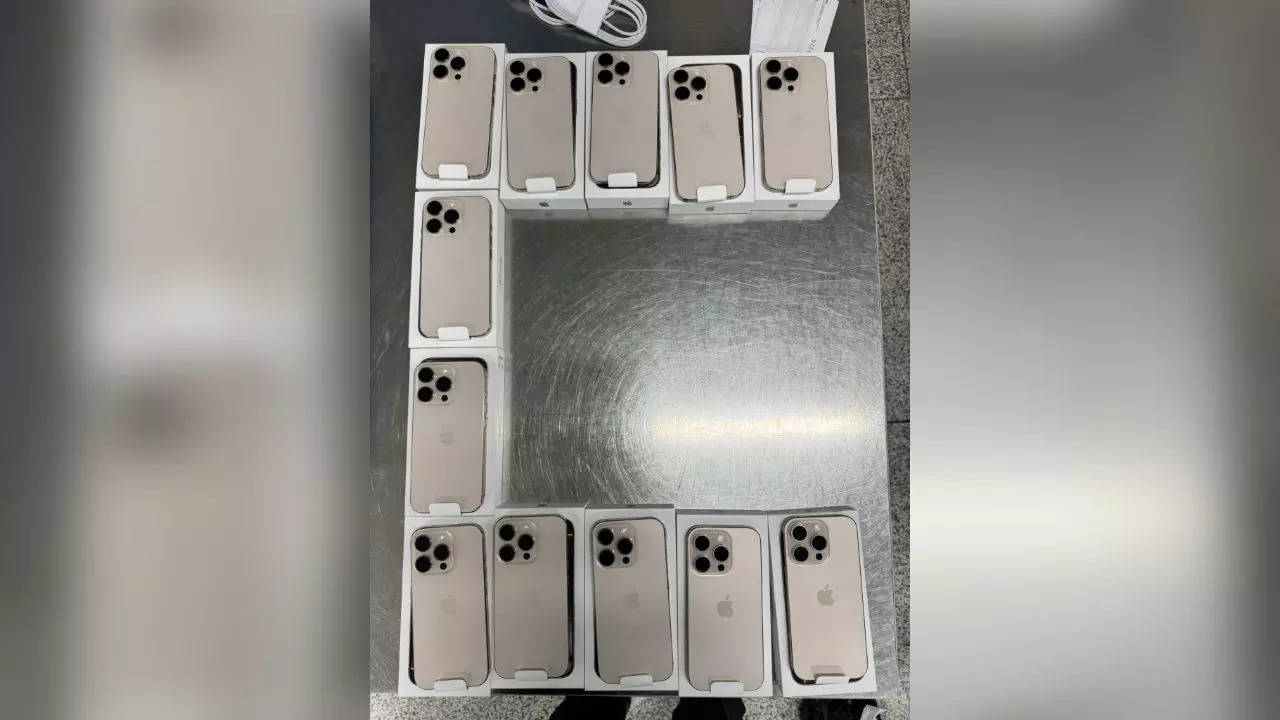 38 iphone 16 pro max seized at delhi igi airport in single day their total value is  rs 44 lakh