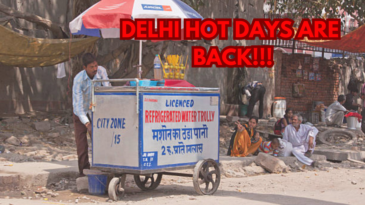 delhi braces for hotter days as imd withdraws rain prediction, humidity crosses 50 per cent