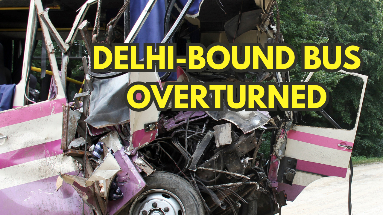 1 died, 12 injured: delhi-bound bus looses control, overturns in up; victims identified