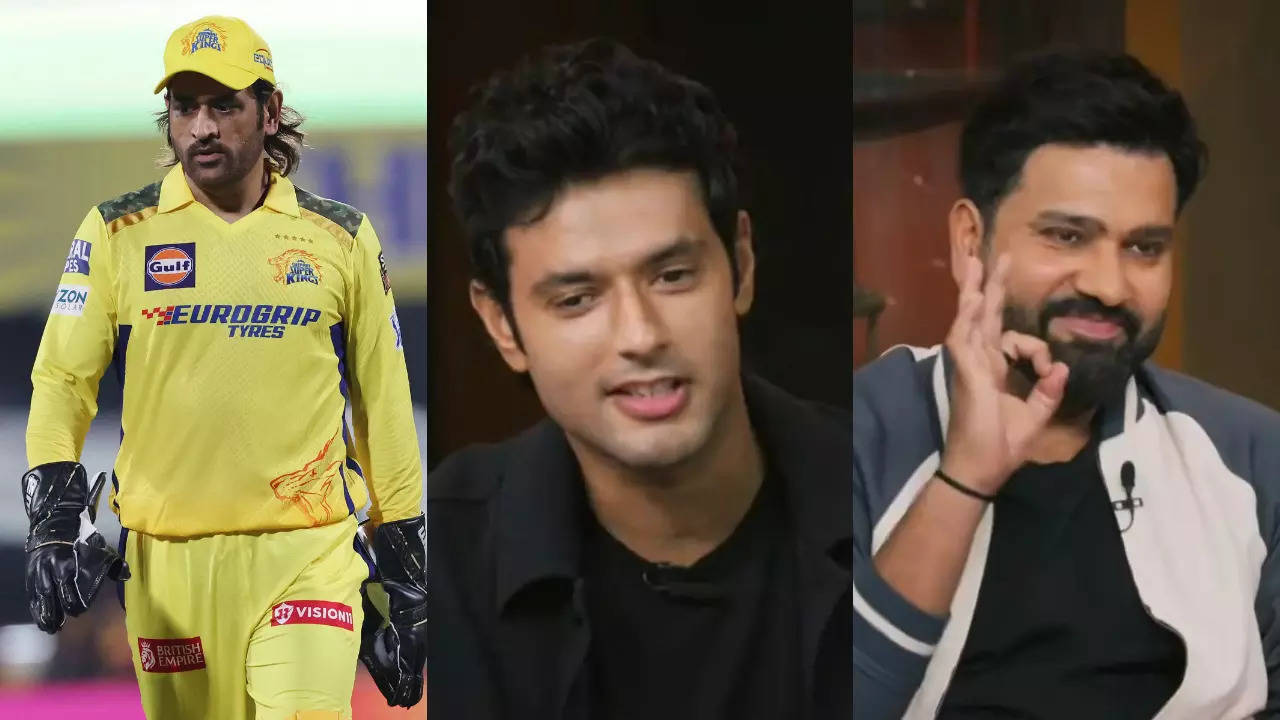 who is the better captain, rohit sharma or ms dhoni? shivam dube's clever reply goes viral - watch