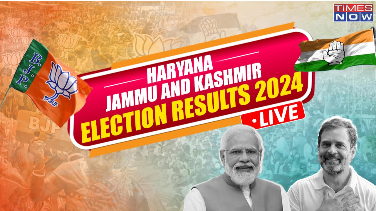 election results 2024 live haryana jammu kashmir assembly election results counting live updates