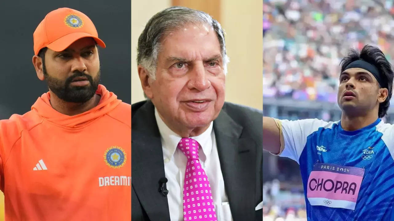 we lost true ratan...: neeraj chopra, rohit sharma pay respect as indian sports fraternity mourns death of ratan tata