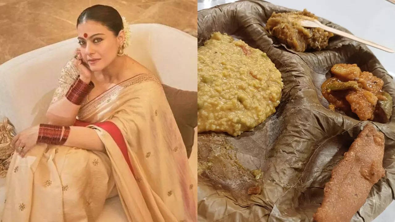 durga puja bhog at kajol's home in mumbai sees khichudi, benguni and more