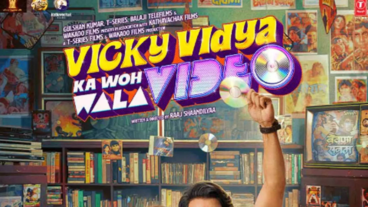 vicky vidya ka woh walavideo movie review: rajkummar-triptii's 90s-style love story is cringey, chaotic comedy ride