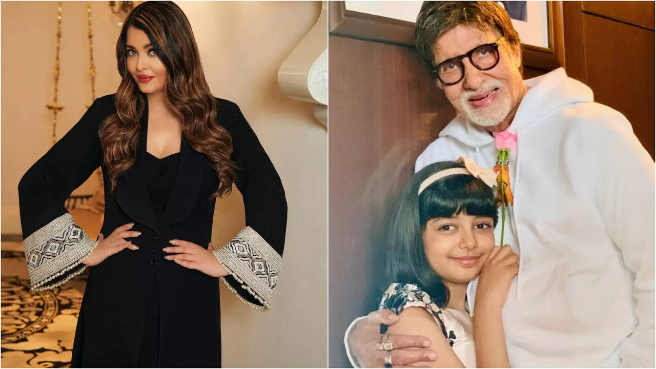 amitabh bachchan birthday 2024: amid divorce rumours with abhishek, aishwarya rai shares aaradhya's picture with 'dadaji'