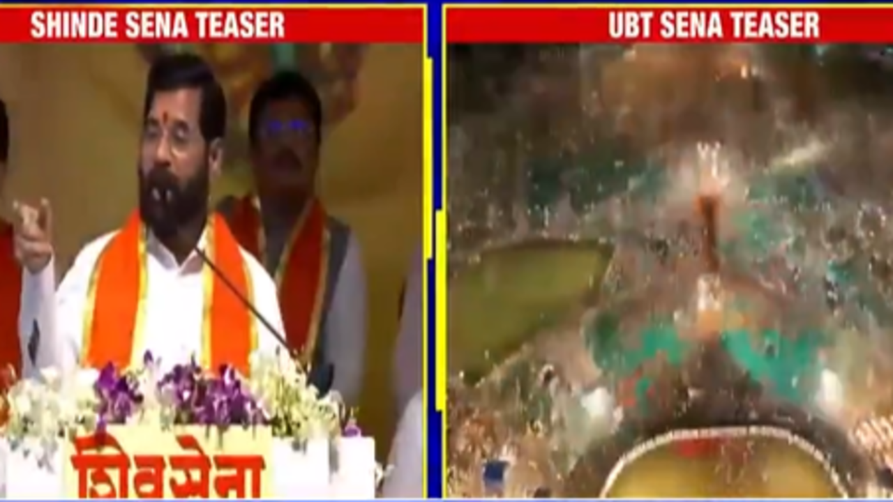 maharashtra dangal: eknath shinde and uddhav thackeray face off again, this time at dussehra rallies