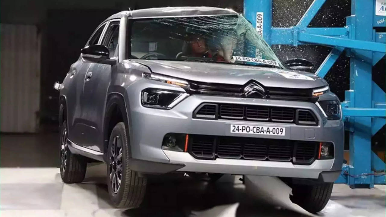 citroen basalt gets 4-star safety rating in bharat ncap tests