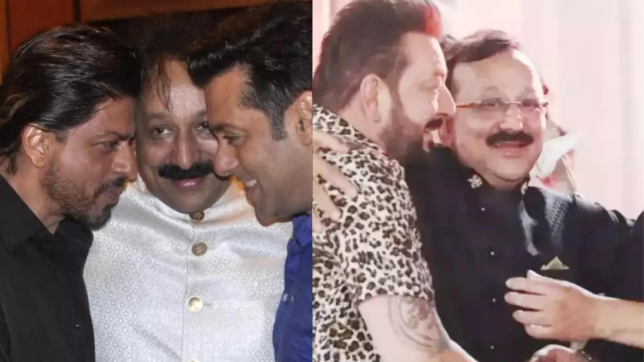 baba siddique bollywood connection: from srk, salman khan to sanjay dutt, the man who knew them all