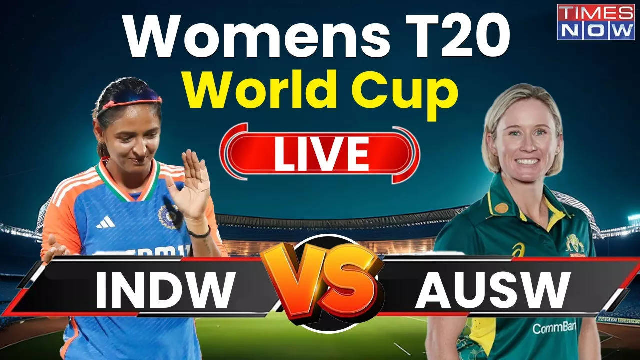 ind vs aus india women vs australia women icc women t20 world cup live cricket score updates