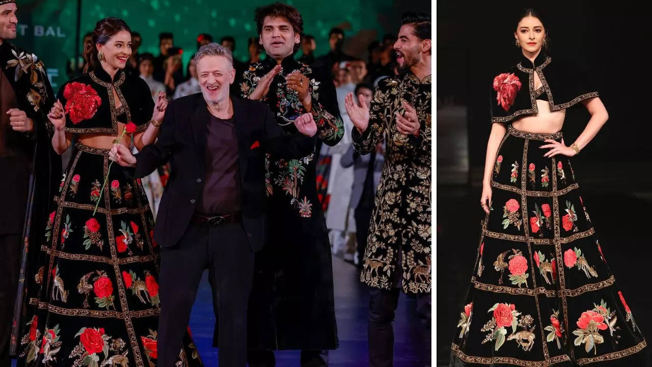 rohit bal delivers a showstopping finale with his return to the runway at lakme fashion week x fdci!