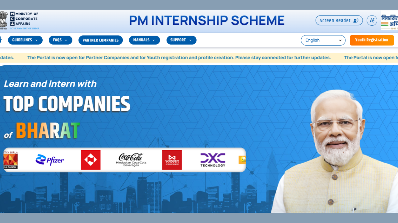 pm internship scheme 2024: registrations open on pminternship.mca.gov.in, check eligibility and how to apply