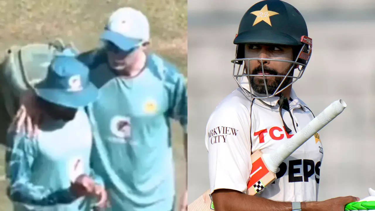 [Watch] Jason Gillespie, Shan Masood Console Emotional Babar Azam After Test Squad Snub, Video Goes Viral