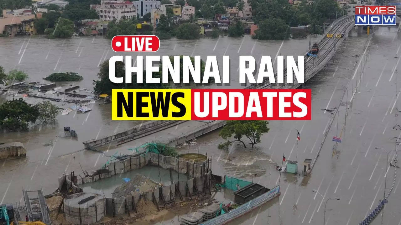 chennai rains live updates imd red alert in tamil nadu schools colleges holiday today weather forecast news