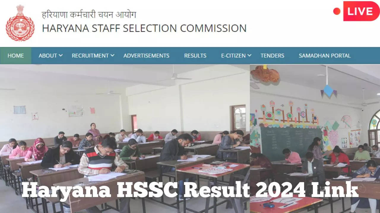 hssc group c d result 2024 live updates haryana hssc cet results on hssc gov in