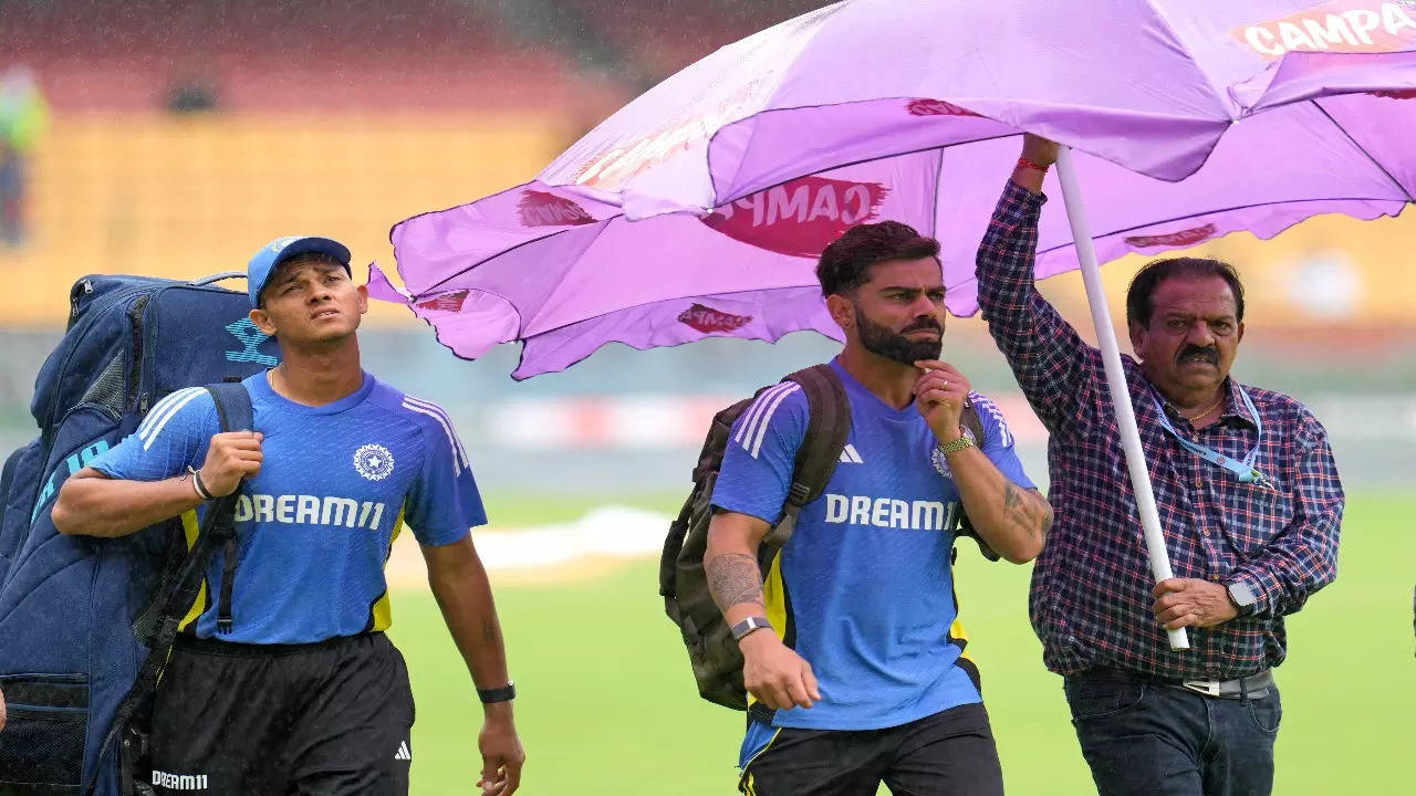 India Create Unwanted Record In Bengaluru As Rain Washed Away IND vs NZ Test Day One