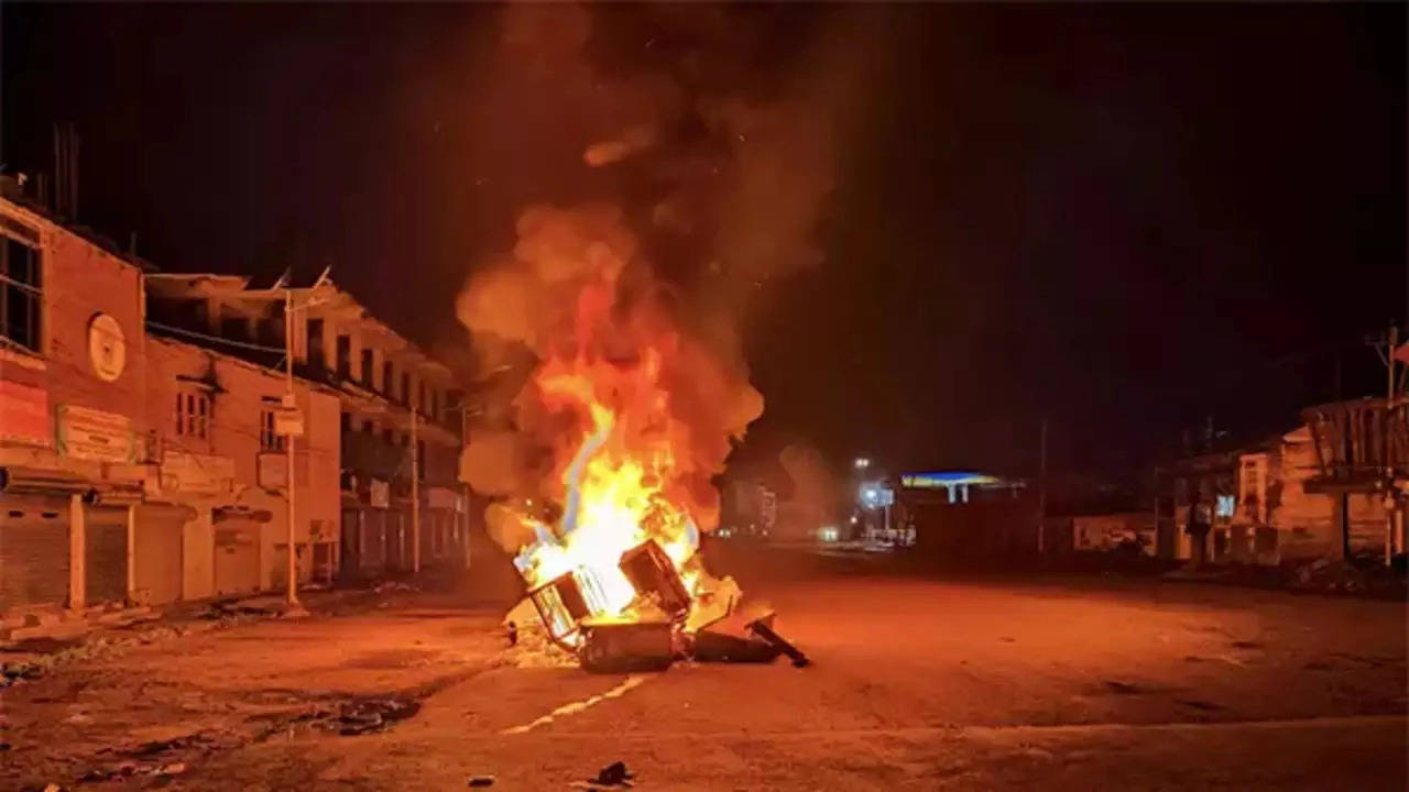 fresh violence in manipur as militants attack jiribam village with sophisticated weapons, bombs