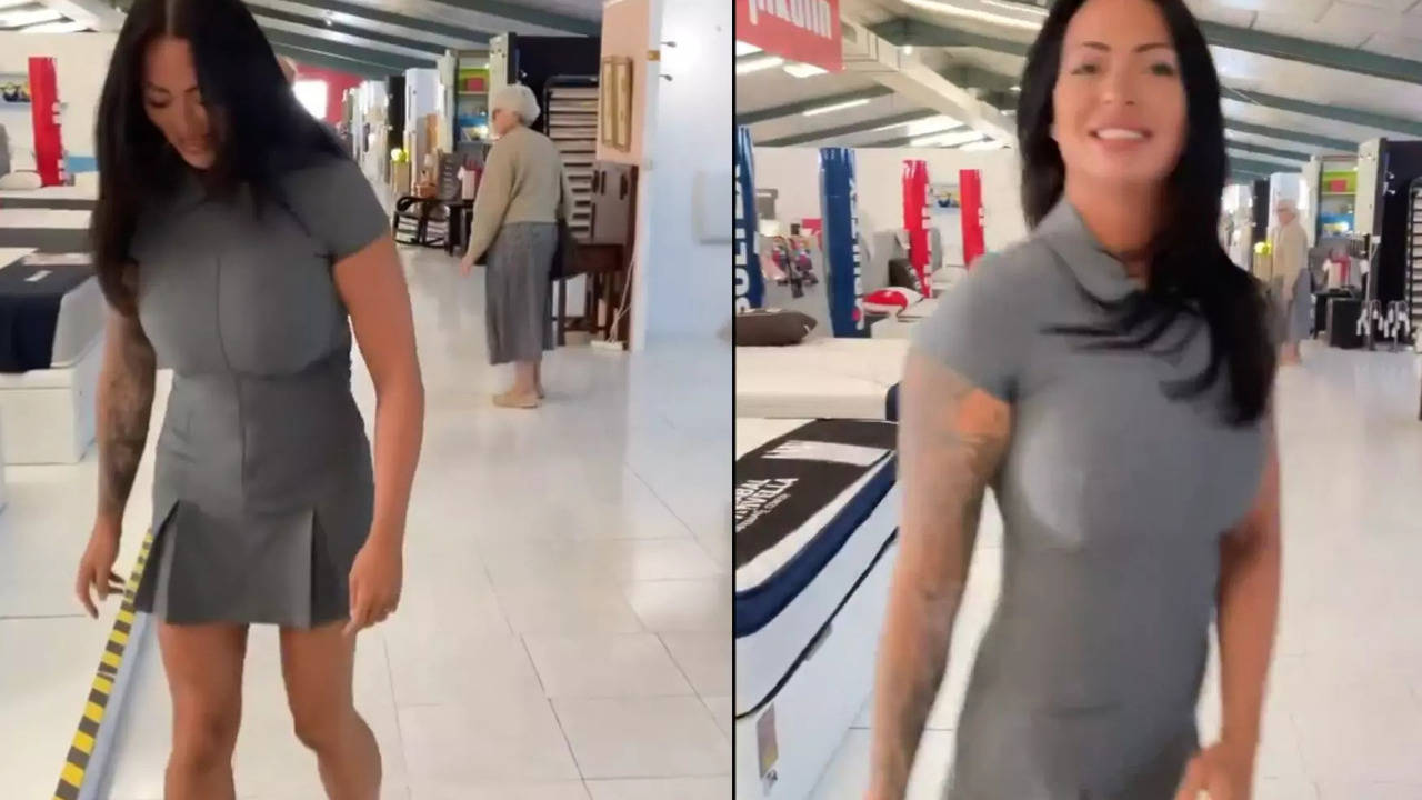 british influencer chloe lopez takes off underwear in a furniture store faces backlash video